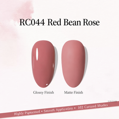 Xeijayi Milk Bottle Gel Polish shade RC044 Red Bean Rose