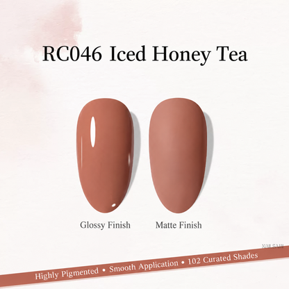 Xeijayi Milk Bottle Gel Polish shade RC046 Iced Honey Tea