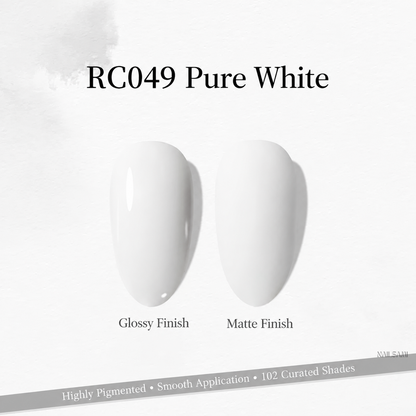 Xeijayi Milk Bottle Gel Polish shade RC049 Pure White