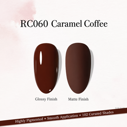 Xeijayi Milk Bottle Gel Polish shade RC060 Caramel Coffee