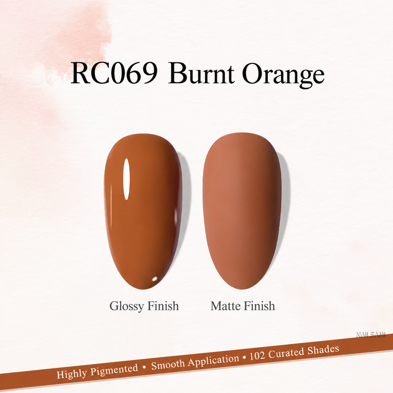 Xeijayi Milk Bottle Gel Polish shade RC069 Burnt Orange