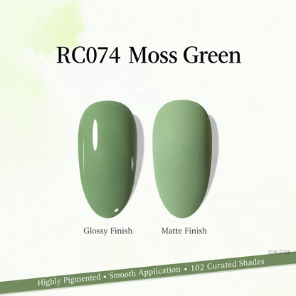 Xeijayi Milk Bottle Gel Polish shade RC074 Moss Green
