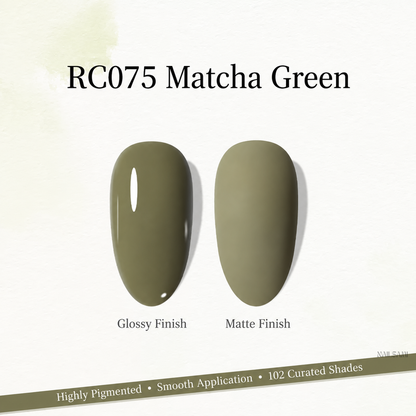 Xeijayi Milk Bottle Gel Polish shade RC075 Matcha Green