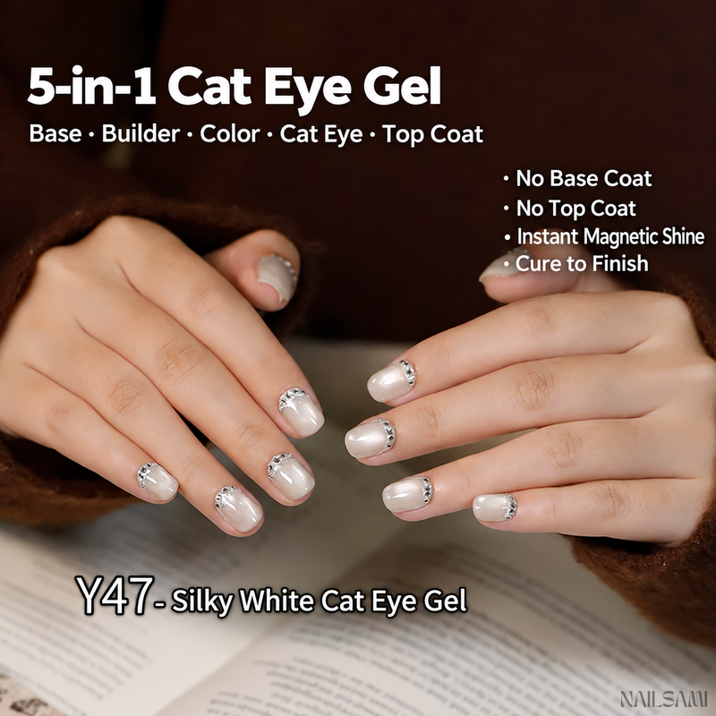 Yunzuan 5-in-1 cat eye gel polish shade Y47