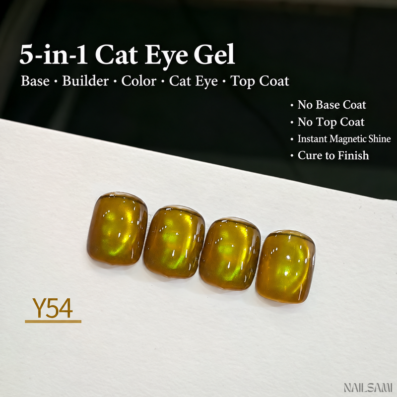 Yunzuan 5-in-1 cat eye gel polish shade Y54