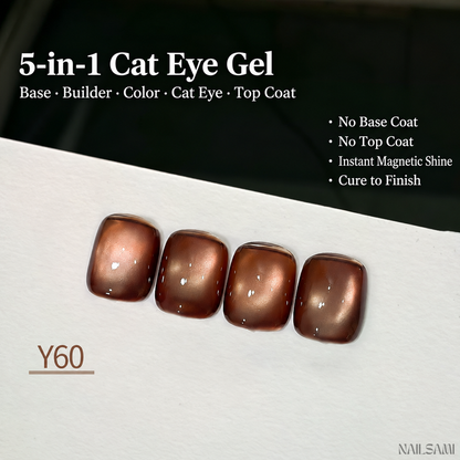 Yunzuan 5-in-1 cat eye gel polish shade Y60